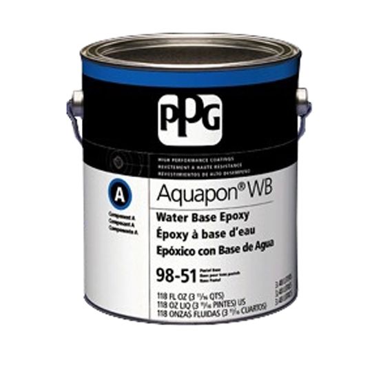 PPG Industries (98-51) Aquapon Wb Water Based Epoxy with Pastel Base - 1 Gallon Can