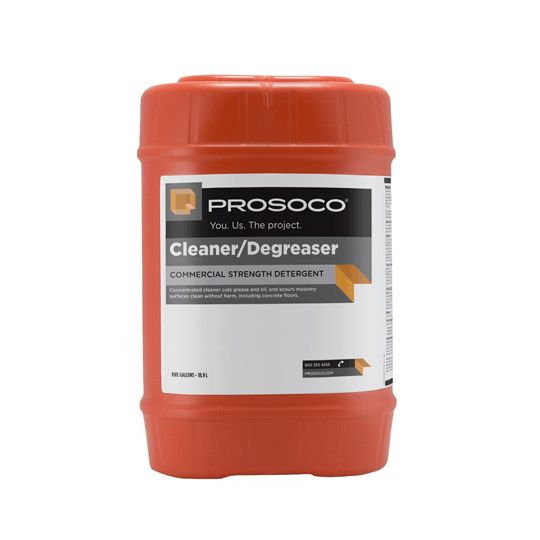 Prosoco Cleaner/Degreaser - Commercial Strength Detergent - 5 Gallon Pail