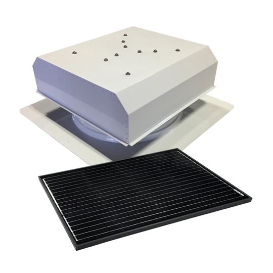 Attic Breeze AB-6523A 65 Watt Sfa Model (Gen Iii) Self-Flashing Attic Fan with Detached Solar Panel