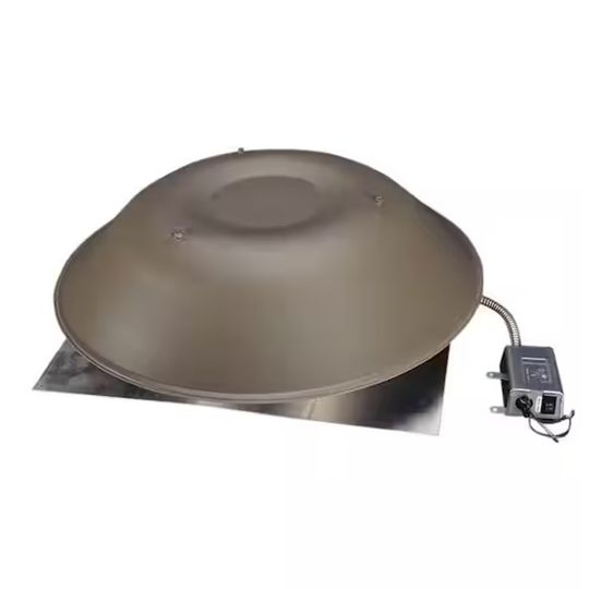 LomanCool 2000 Standard Power Vent with Thermostat/Humidistat — Ventilation and Drainage — LOM2000THWB