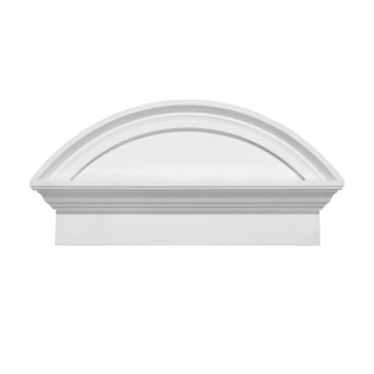 Fypon Molded Millwork 22-1/2" x 48" Combination Segment Arch Pediment