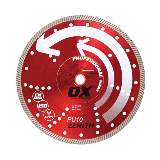 OX Tools 14" PU10 Superfast 1 to 20mm Diamond Blade