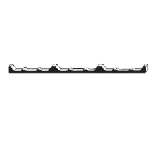 American Building Components Pbr Panel Inside Closure Strip 36"