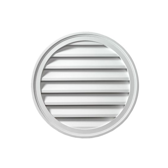 Fypon Molded Millwork 24" Functional Round Louver