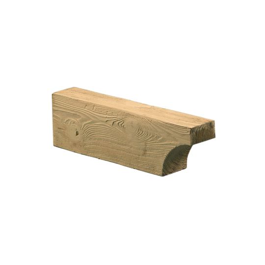 Fypon Molded Millwork 24" x 8" x 6" Woodgrain Timber Corbel