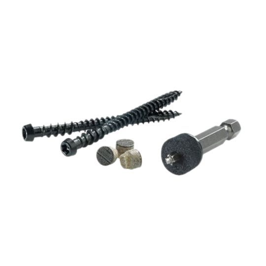 Olympic Manufacturing DuraLife Cortex Deck Screws with Plugs - 100 Lin. Ft. Kit