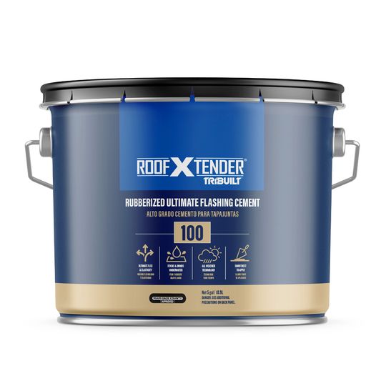 TRI-BUILT Roof X Tender Winter Grade 100 Ultimate Rubberized Flashing Cement — Adhesives, Caulks & Sealants — TRIRX100UWGFC3G