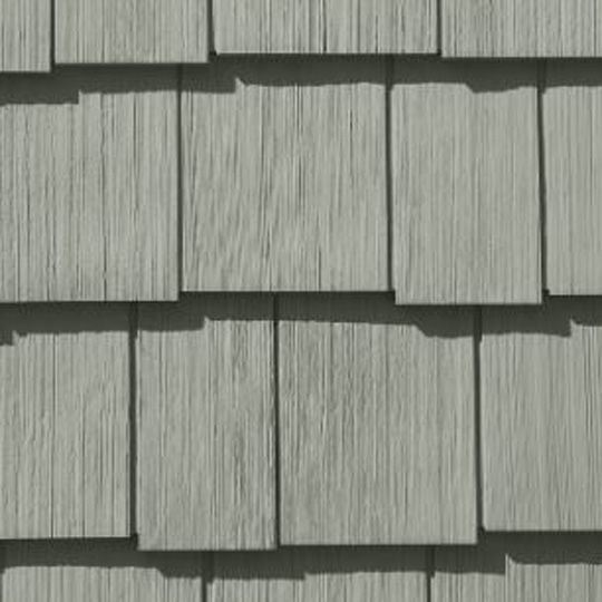 CertainTeed Siding Cedar Impressions Double 7" Staggered Perfection Polymer Shingle Siding - Cedar Grain Finish — CERCID7SGSE