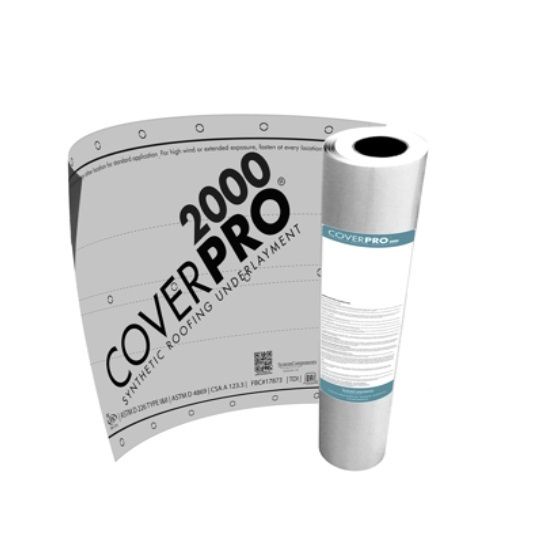 System Components CoverPRO 2000 Synthetic Roofing Underlayment - 10 Sq. Roll