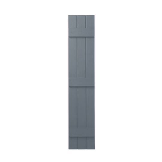 Mastic 11" x 63" Board & Batten Standard 3-Board Shutters - Closed Style — ACOVIN3C116341