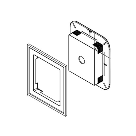 Mastic Universal J-Block Square Mounting Block — ACOUNIBLOCK803
