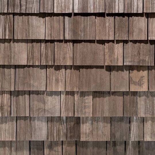 Brava Roof Tile Synthetic Cedar Shake Tile Hip & Ridge (Class C) - High Slope (90°) - Bundle of 10 — Tile Roofing — BVTHRSHHS10AS