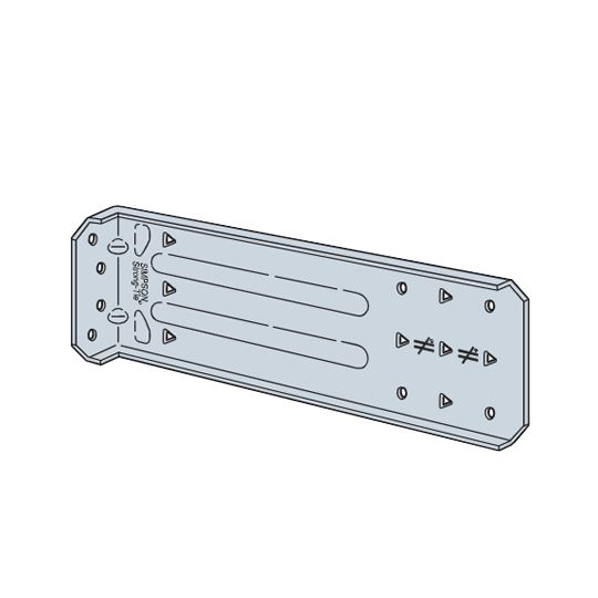 Simpson Strong-Tie 16 Gauge 11-1/2" Fcb Bypass Framing Fixed-Clip Connector