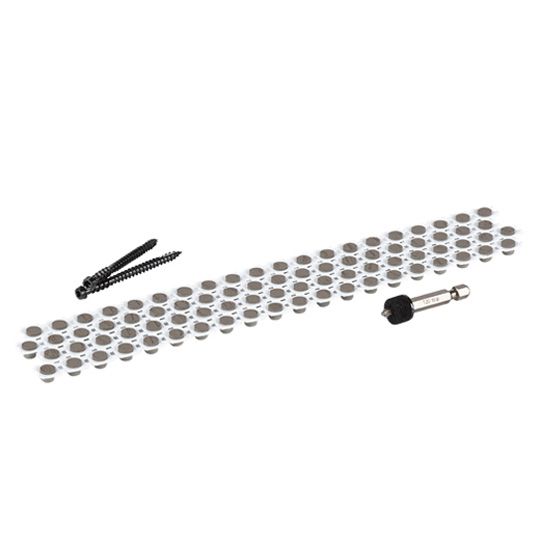Olympic Manufacturing Cortex Hidden Fastening System for Azek Advanced PVC Decking - 300 Sq. Ft. Kit — FMCTX-AZ300SFCG