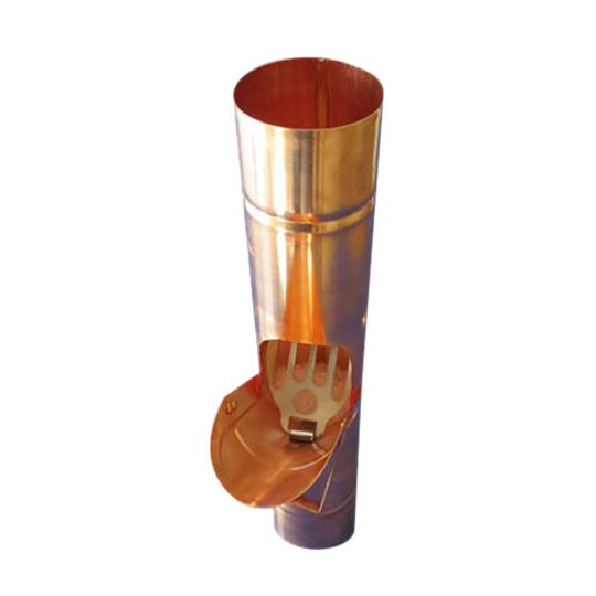 Berger Building Products 3" EuraCraft Copper Rainwater Pipe Cleanout with Screen
