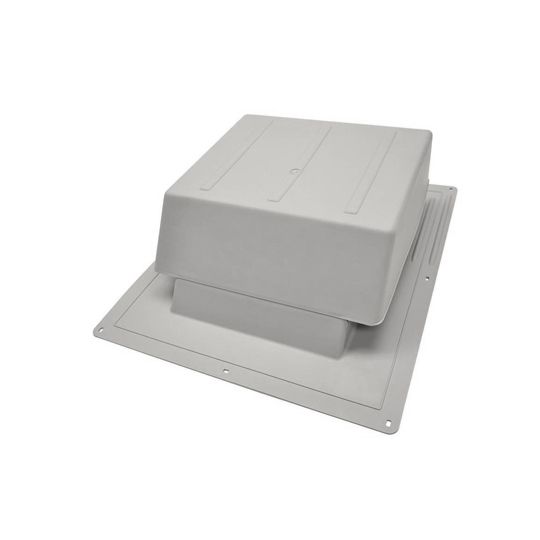 GAF MasterFlow Slant-Back Plastic IR65 Roof Louver — Ventilation and Drainage — GAFIR65G