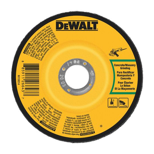 DeWalt 4-1/2" Type 27 Masonry Fast Grinding Wheel