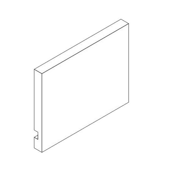 Wausau Supply 4/4" x 6" x 16' Diamond Kote Plowed Fascia - Pack of 2 — WSUDK6PFWG44GRP