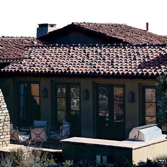 Redland Clay Tile Baja Mission 4000 Series Top Tile — Tile Roofing — RDLBMOHBTOP