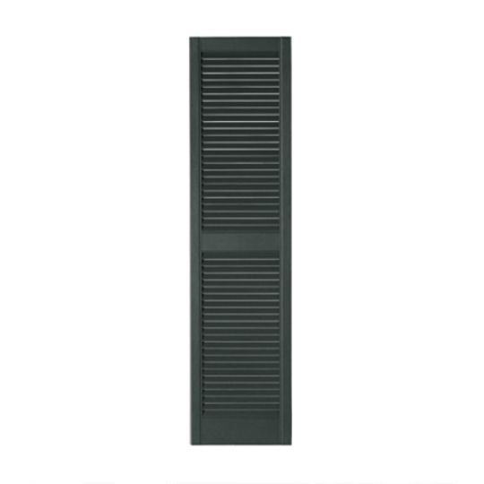 Mastic 15" x 59" Standard Open Louvered Shutters - Regular Style — ACOVINLV155999