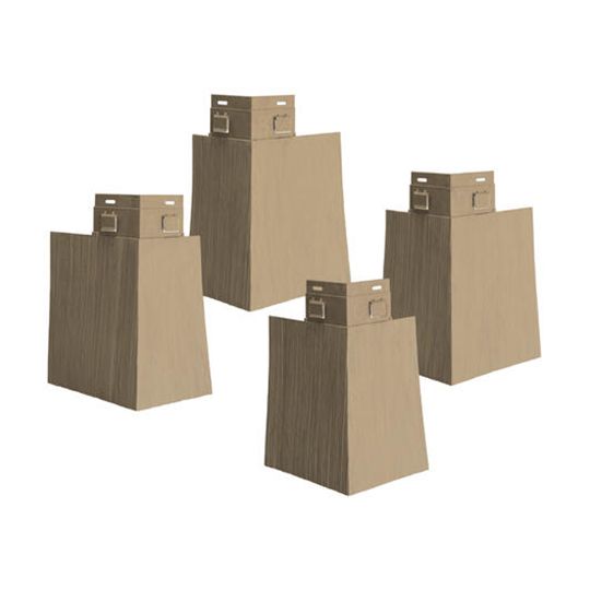 CertainTeed Siding Cedar Impressions 7" Perfecton Offset Mitered Corner Post - Box of 4 — CERMCO7BU