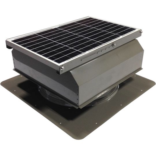 Attic Breeze AB-4022A 40 Watt (Gen Ii) Self-Flashing Solar Power Attic Fan — ABZ4022AGR