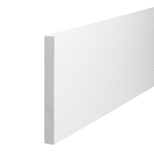 Ply Gem 1" x 8" x 18' Cellular PVC Trim Board - Woodgrain/Smooth