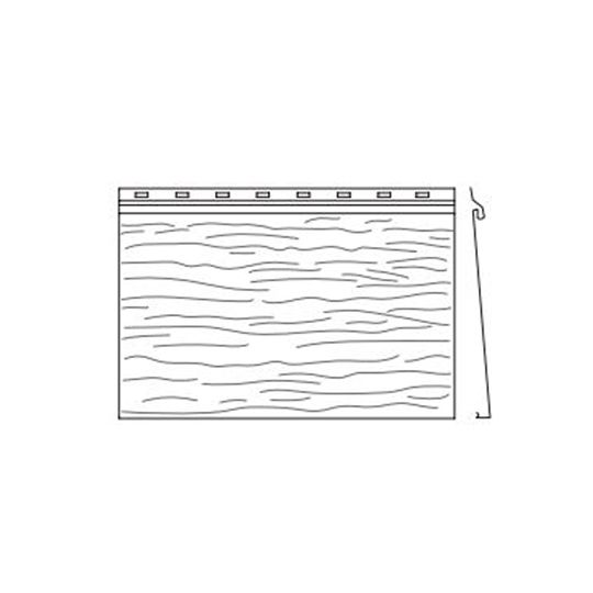 Quality Edge TruCedar Single 6" Steel Siding with HD2 Woodgrain Finish — QEDS6SHD2M18