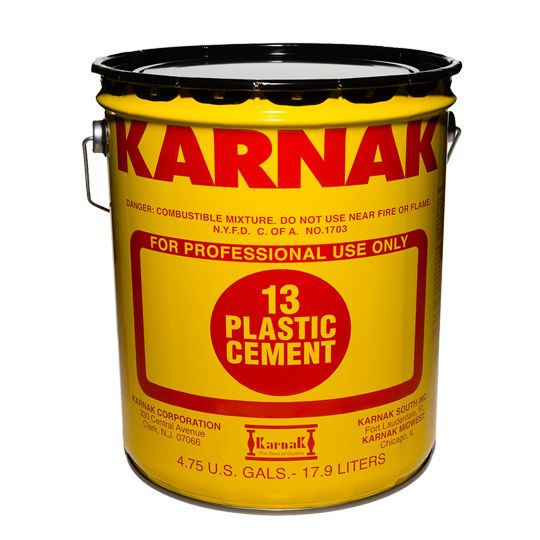 Karnak #13 Plastic Cement Summer Grade - 5 Gallon Pail — Adhesives, Caulks & Sealants — KAR13SGTF5