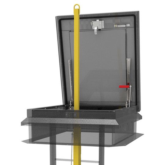 Babcock-Davis Hatchways Ladder Up Safety Post