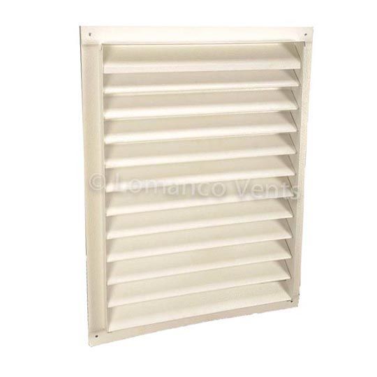 Lomanco 18" x 24" 200-Series Square Recess Mount Gable Louver