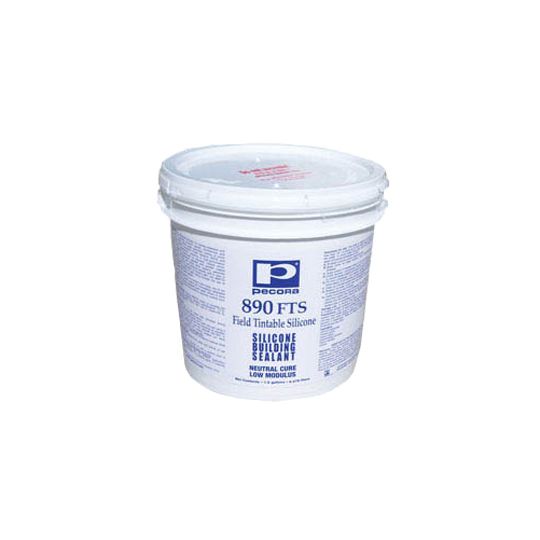 Pecora 890FTS Smooth Field Tintable, Non-Staining Silicone Sealant - 1.5 Gallon Unit