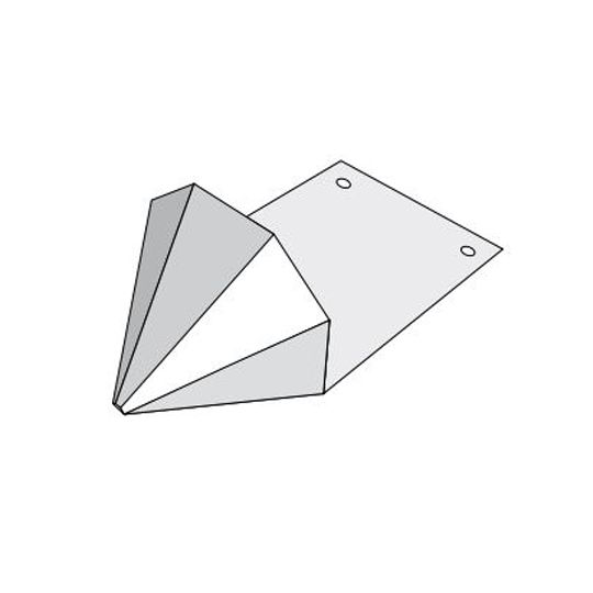 Edco Products Sno Gem Snow Guard Pennant - 2 Pieces — Weatherproofing — EPISSGCDR