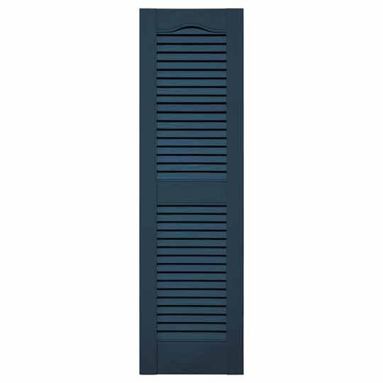 Mid-America Standard Cathedral Top Open Louver Shutter — MABLSCB72
