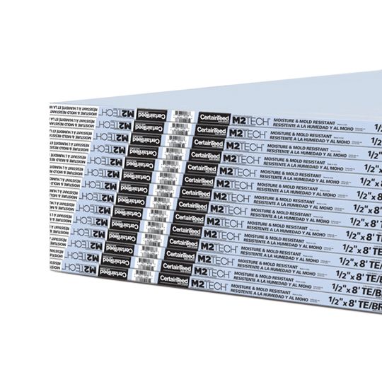 CertainTeed Gypsum M2Tech Moisture & Mold Resistant Drywall — CTD312514L34