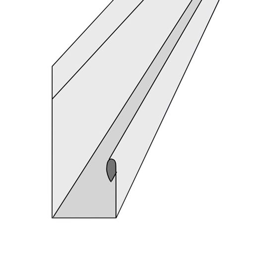 Alside 1/2" x 12'6" J Channel — ASI103127X1