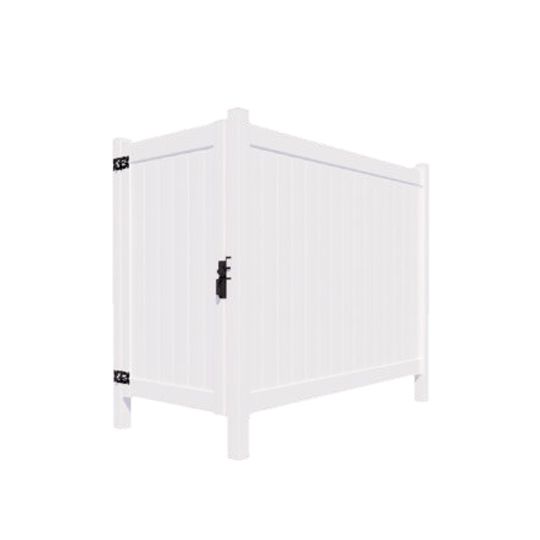 Collins Iron Works 4' x 8' Liquid Sunshine 400 Series Side Door Shower Enclosure