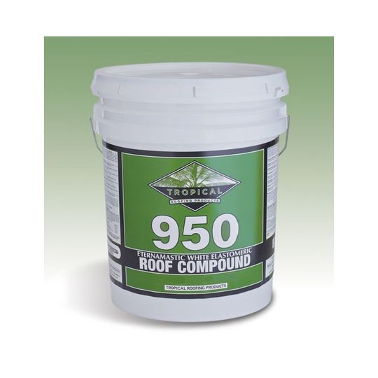 Tropical Roofing Products 950 Eternamastic Elastomeric Roof Mastic - 3.5 Gallon Pail