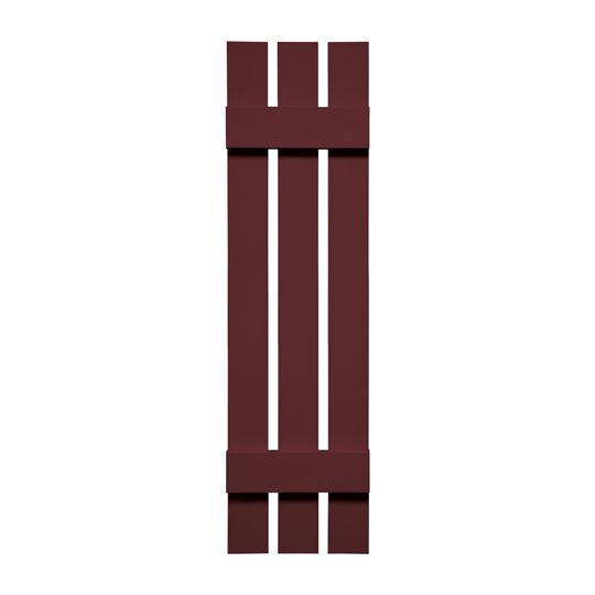 Mid-America Board-N-Batten Standard Three-Board Spaced Shutter — MABBNB3BS1251078