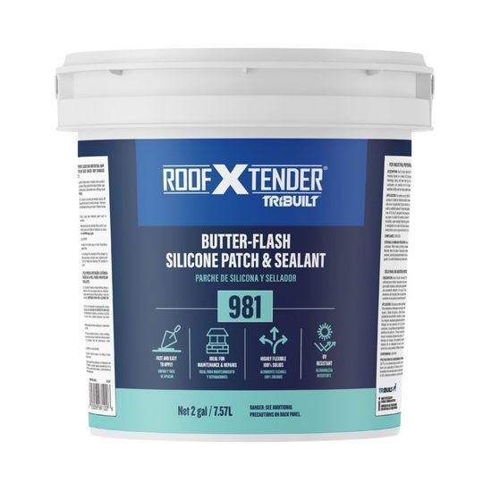 TRI-BUILT Roof X Tender 981 Butter Flash Silicone Patch & Sealant