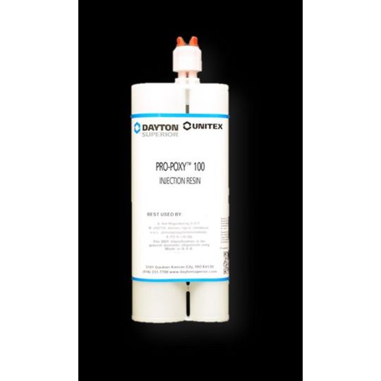 Unitex Pro-Poxy 100 Epoxy Injection Resin - 400ml Cartridge