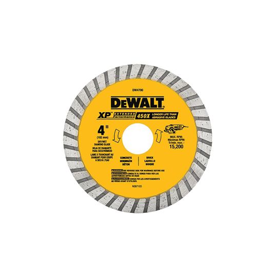 DeWalt 4" x 5/8" Xp Turbo Diamond Blade