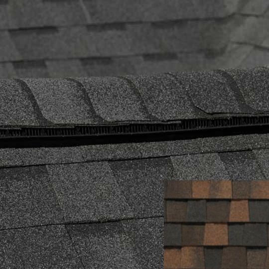 CertainTeed Roofing Shadow Ridge ClimateFlex Ridge Shingles — Hip & Ridge Shingles — CTRNGHRSHBS