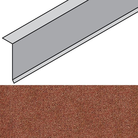 Unified Steel 3-1/2" x 79" Fascia — Metal Roofing — BORF3579SF