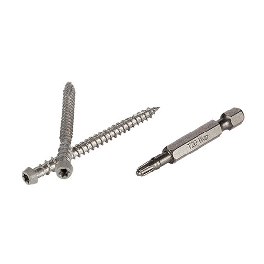 Azek 1-5/8" TOPLoc Color-Matched Decking Screws - Box of 100 — AZKATLOC38LG30LF