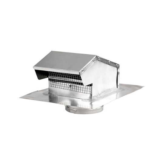 GAF MasterFlow Aluminum Goose Neck Vent — Ventilation and Drainage — GAFGNV4A