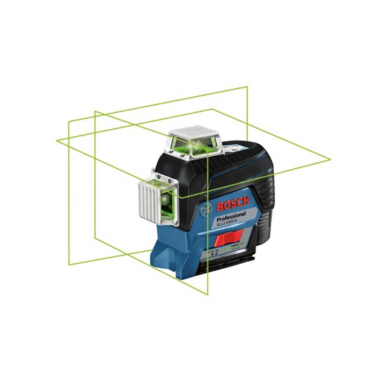 Bosch 360° Connected Green-Beam Three-Plane Leveling and Alignment-Line Laser