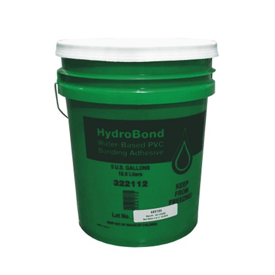 WeatherBond PVC HydroBond Water-Based Adhesive - 5 Gallon Pail