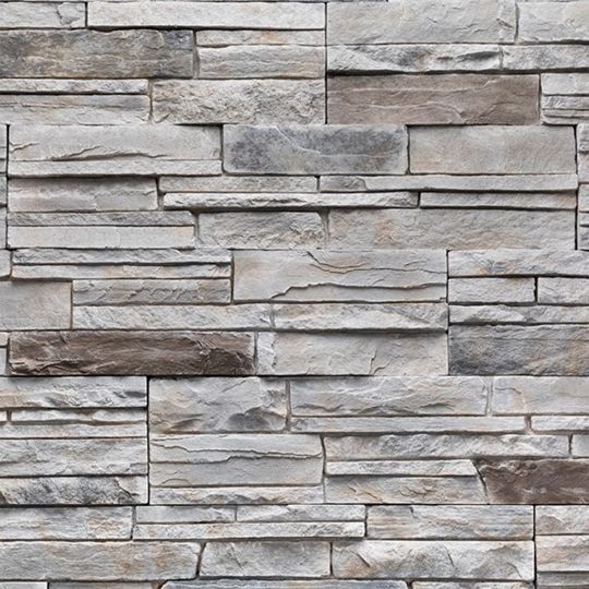 Versetta Stone 8" x 36" Tight-Cut Ledgestone U Corner - Carton of 2
