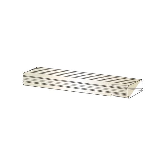 Quality Aluminum Products 2" x 3" x 10' 130 Downspout